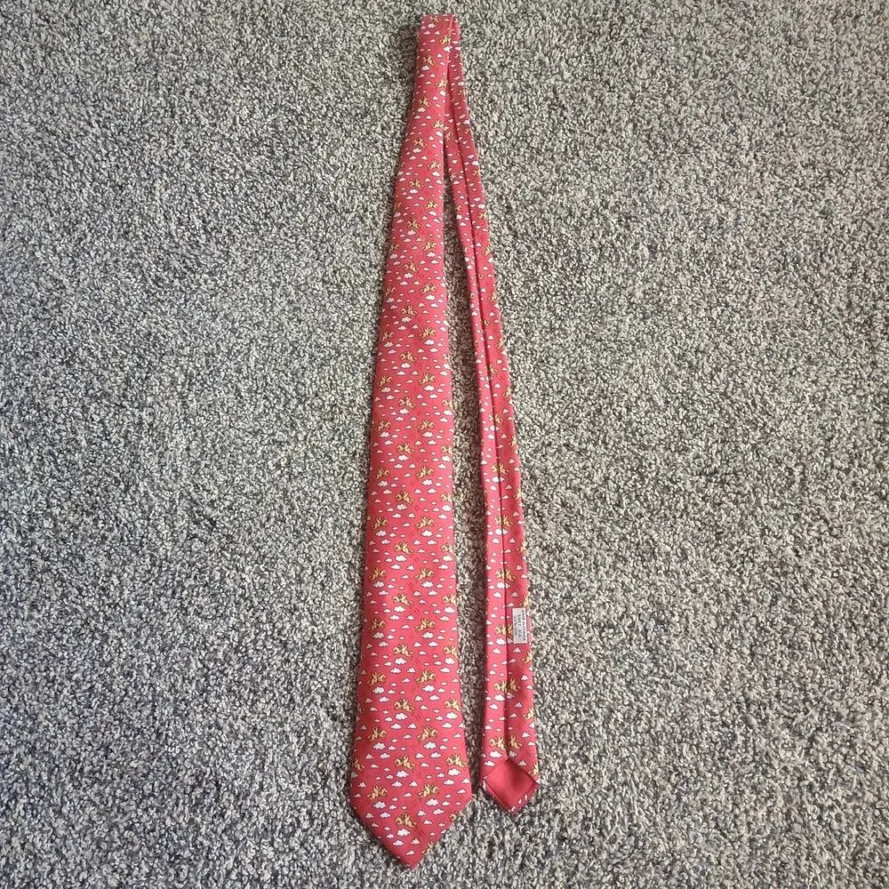 Hermes Pegasus 100% Silk Novelty Print Neck Tie Suiting Equestrian Horse Paris